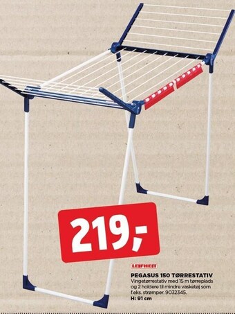 jem & fix Pegasus 150 tørrestativ tilbud