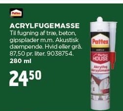jem & fix Acrylfugemasse tilbud