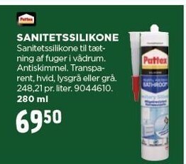 jem & fix Sanitetssilikone tilbud