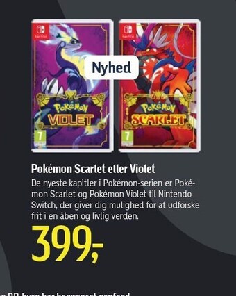 Føtex Pokémon scarlet el. violet tilbud