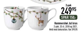 Imerco Hammershøi jul krus tilbud