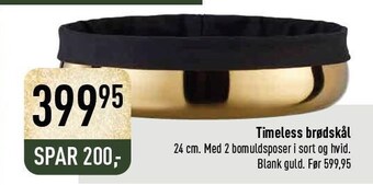 Imerco Timeless brødskål tilbud
