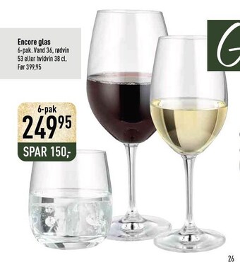 Imerco Encore glas tilbud