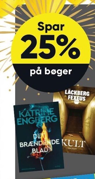 Bilka Spar 25% på bøger tilbud