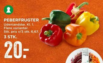 MENY Peberfrugter tilbud