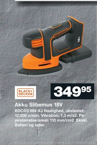 Bauhaus Akku slibemus 18v tilbud