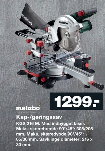 Bauhaus Kap-/geringssav tilbud