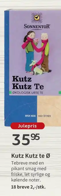Helsam Kutz kutz te ø tilbud