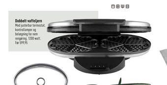 Imerco Dobbelt vaffeljern tilbud