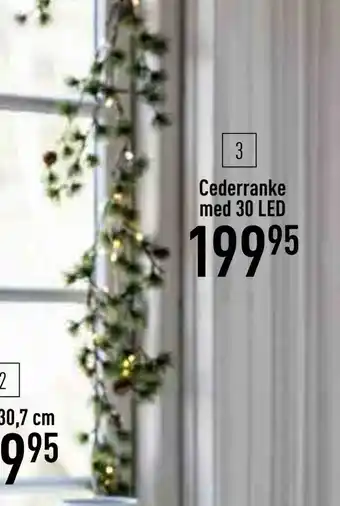 Imerco Cederranke med 30 led tilbud