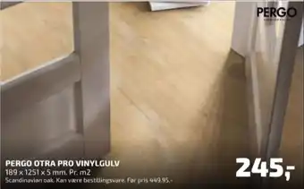 Davidsen Pergo vinylgulv tilbud
