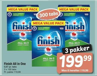 Fakta Tyskland Finish All in One tilbud