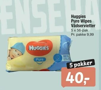 Huggies Pure Wipes Vådservietter