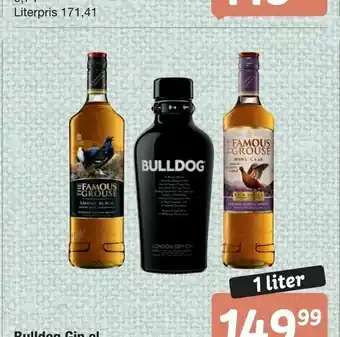 Fakta Tyskland Bulldog gin el. famous grouse tilbud