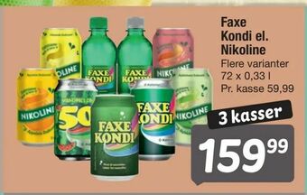 Fakta Tyskland Faxe Kondi el. Nikoline tilbud