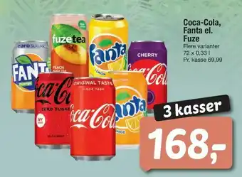 Fakta Tyskland Coca-Cola, Fanta el. Fuze tilbud