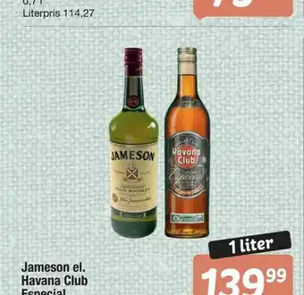 Fakta Tyskland Jameson el. Havana Club tilbud