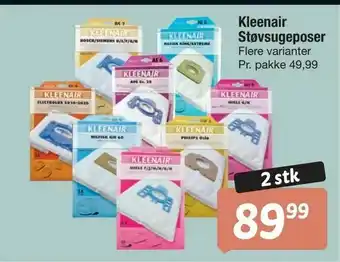 Kleenair Støvsugeposer