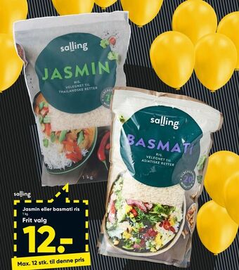 Jasmin eller basmati ris