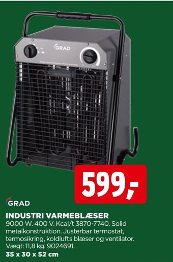 jem & fix Industri varmeblæser tilbud
