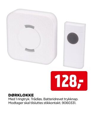 jem & fix Dørklokke tilbud