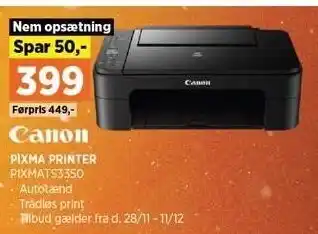 Power Pixma printer tilbud