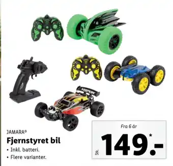 Lidl Jamara fjernstyret bil tilbud