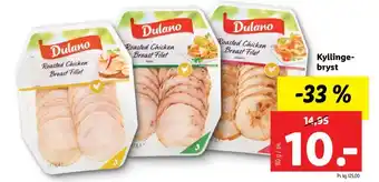 Lidl Dulano kyllingebryst tilbud