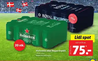 Lidl Heineken øl tilbud