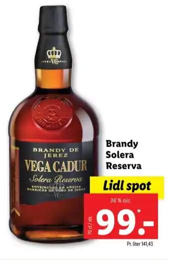 Lidl De jerez brandy tilbud