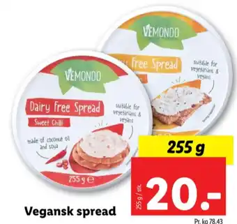 Lidl Vemondo smørepålæg tilbud