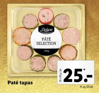 Lidl Deluxe paté tilbud
