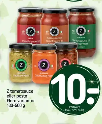 REMA 1000 Zelected pesto tilbud