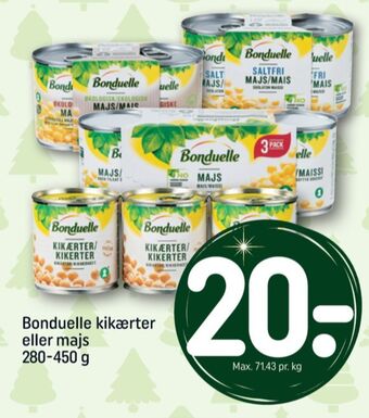 REMA 1000 Bonduelle majs tilbud