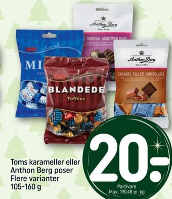 REMA 1000 Blandede karameller karameller tilbud