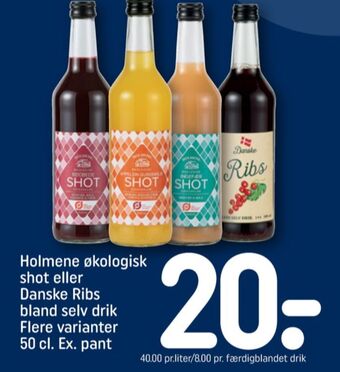 REMA 1000 Holmene juiceshot appelsin & gurkemeje tilbud