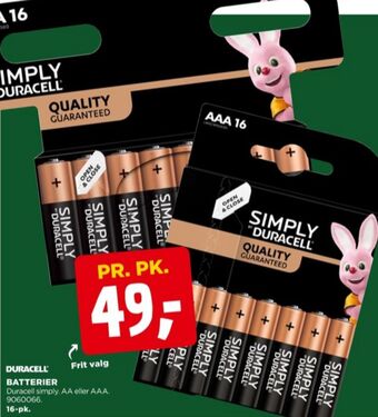 Duracell batterier
