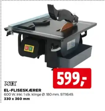 jem & fix Max fliseskærer tilbud