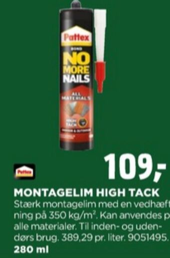 jem & fix Pattex montagelim tilbud