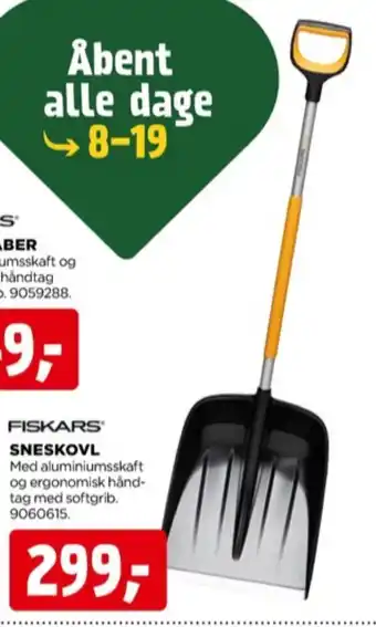 jem & fix Fiskars sneskovl tilbud