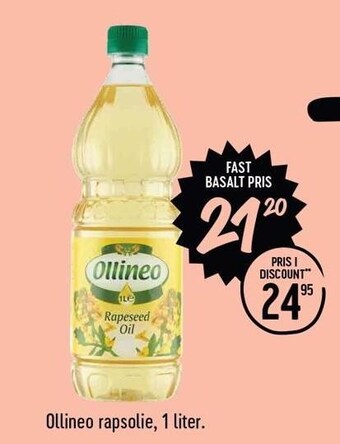 Ollineo rapsolie, 1 liter