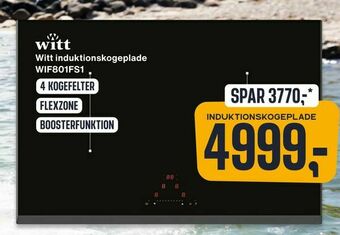 Skousen Witt induktionskogeplade WIF801FS1 tilbud