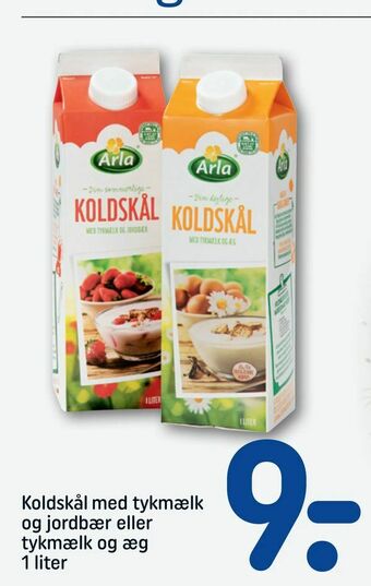 REMA 1000 Koldskål med tykmælk og jordbær eller tykmælk og æg tilbud