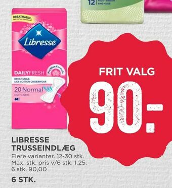 MENY Libresse trusseindlæg tilbud
