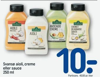 REMA 1000 Svansø aioli, creme eller sauce tilbud