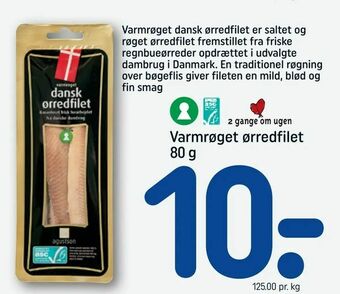 REMA 1000 Varmrøget ørredfilet tilbud
