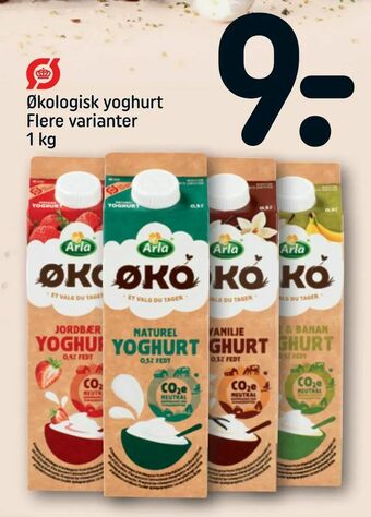 REMA 1000 Økologisk yoghurt tilbud