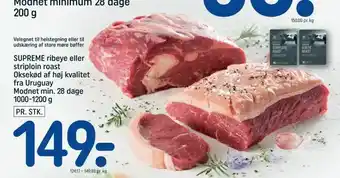 REMA 1000 SUPREME ribeye eller striploin roast tilbud