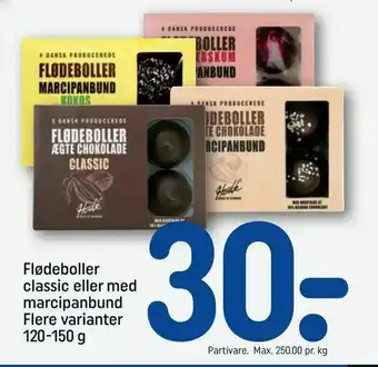 REMA 1000 Flødeboller classic eller med marcipanbund tilbud