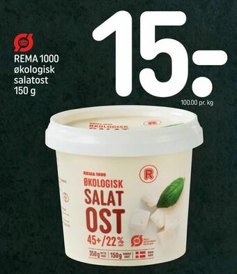 REMA 1000 REMA 1000 økologisk salatost tilbud